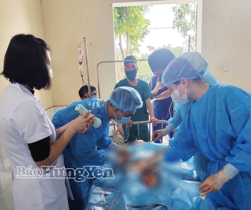 Cấp cứu thành công ca bệnh sốc mất máu do vỡ nang buồng trứng