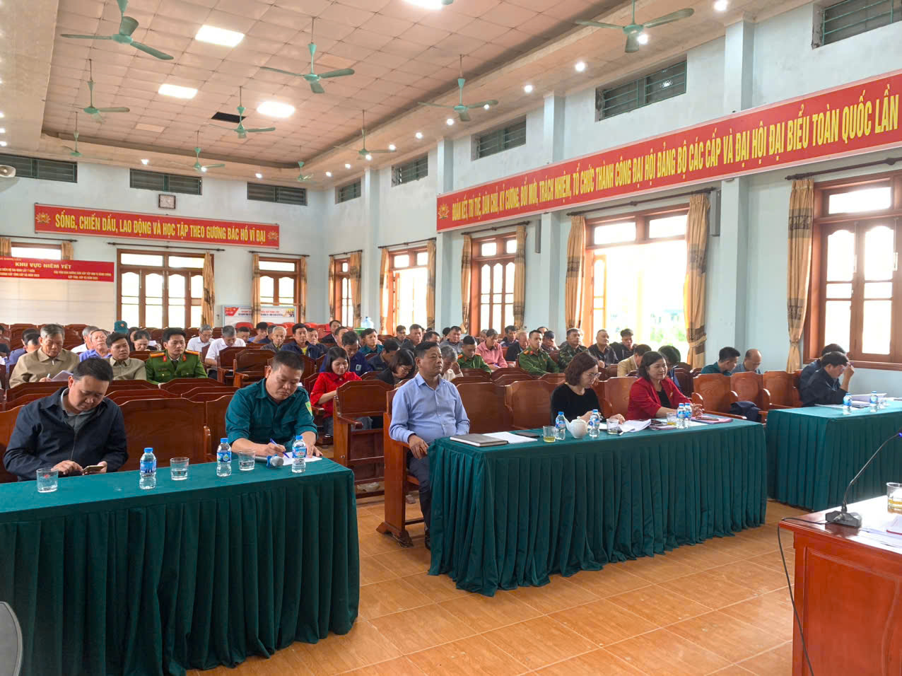 Hội đồng Nghĩa vụ quân sự xã: Họp triển khai một số nhiệm vụ trọng tâm trong thời gian tới