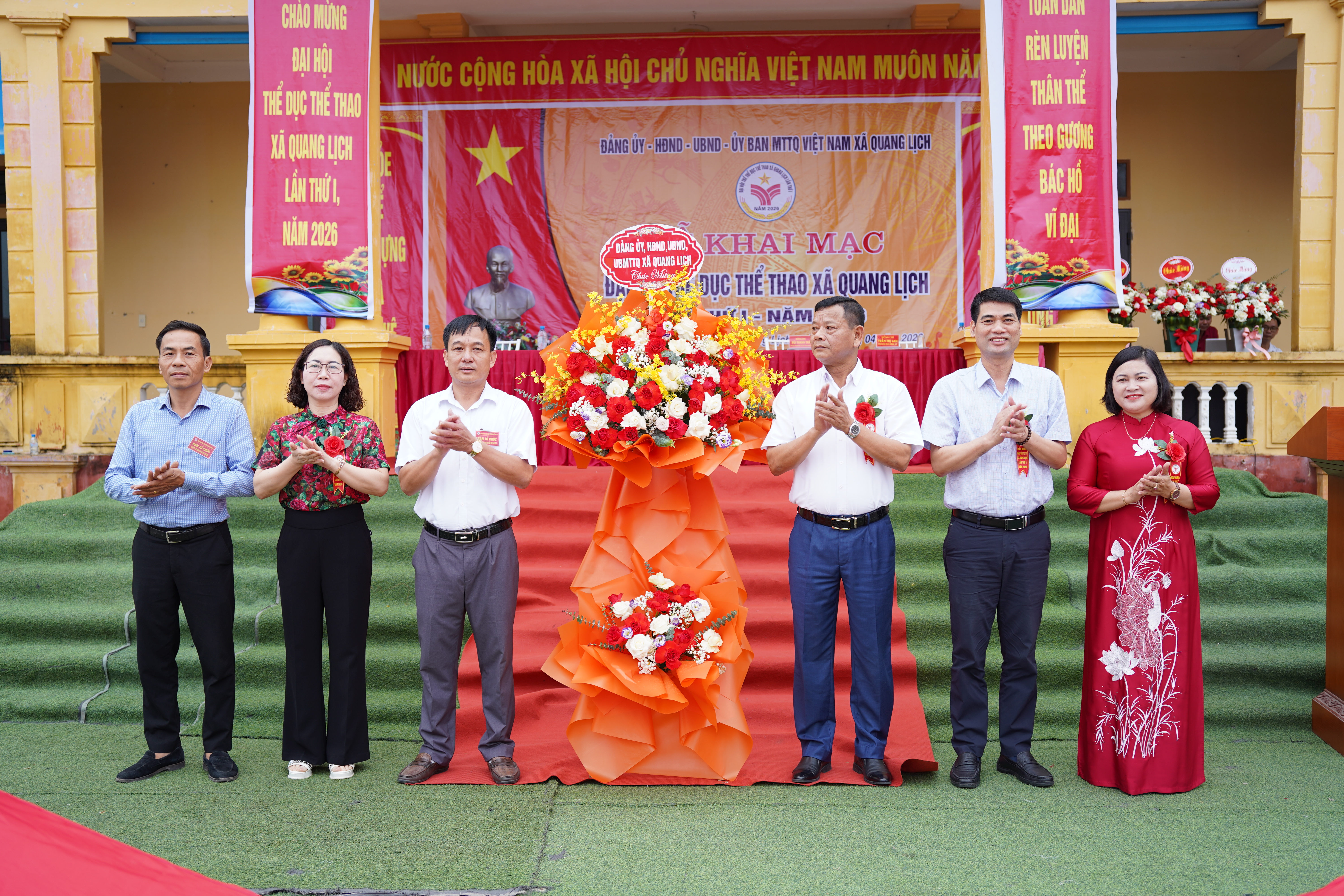 Khai mạc Đại hội thể dục thể thao xã Quang Lịch lần thứ I năm 2026