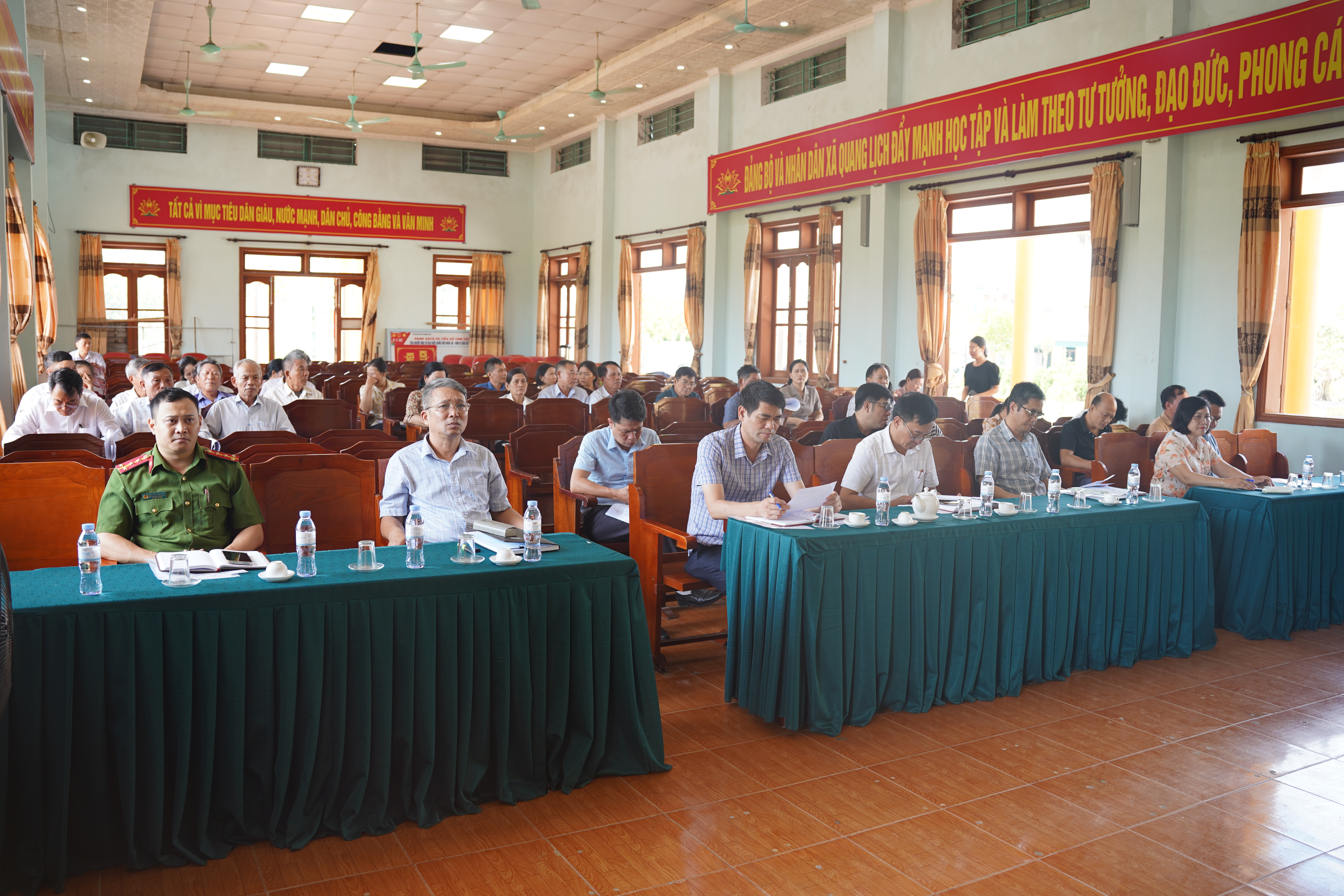 UBND xã tổ chức hội nghị triển khai kế hoạch thực hiện chỉ tiêu Bảo hiểm xã hội, Bảo hiểm y tế trên địa bàn xã Quang Lịch năm 2026