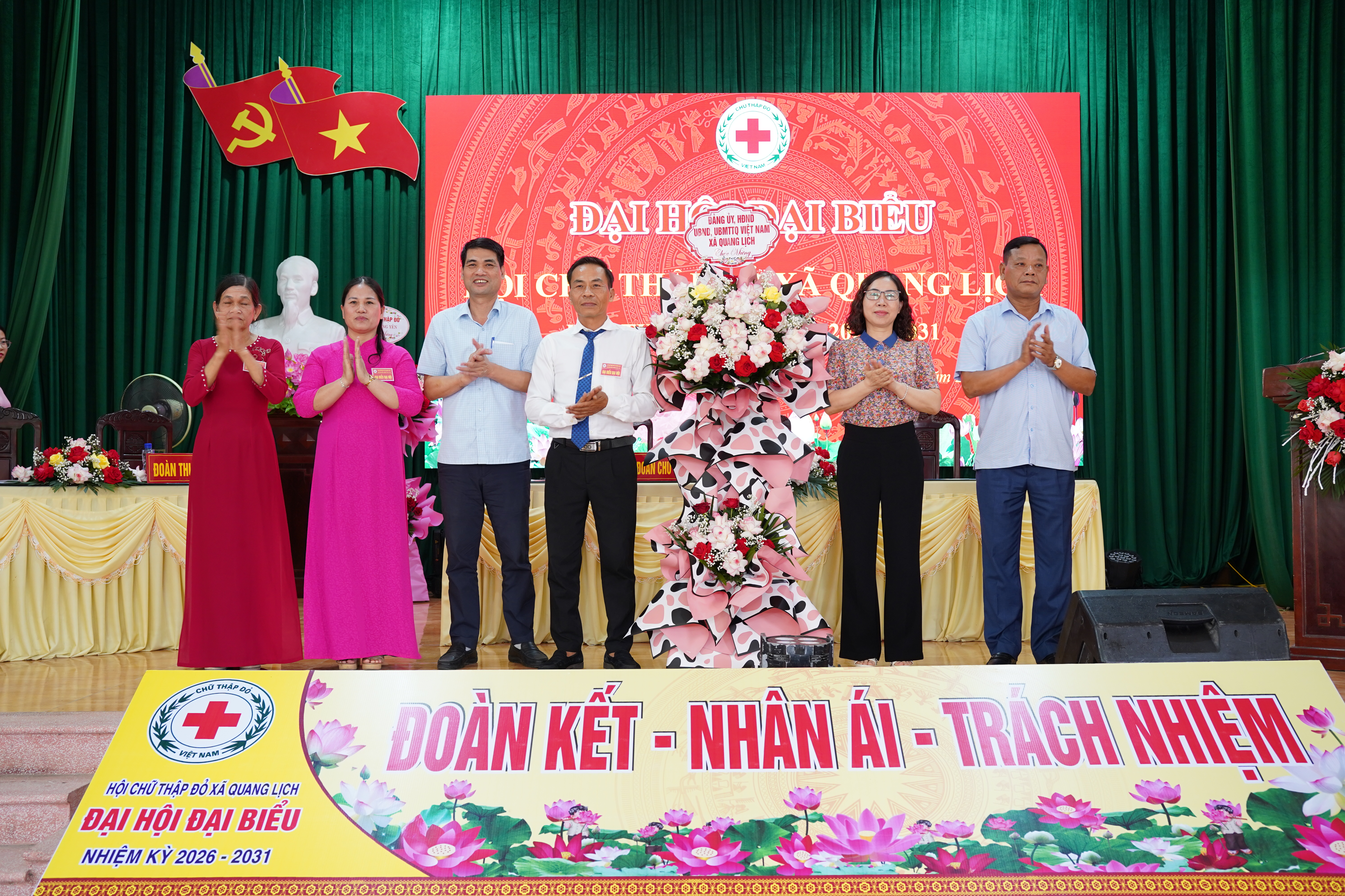 Đại hội đại biểu Hội Chữ thập đỏ xã Quang Lịch lần thứ I, nhiệm kỳ 2026 - 2031 thành công tốt đẹp
