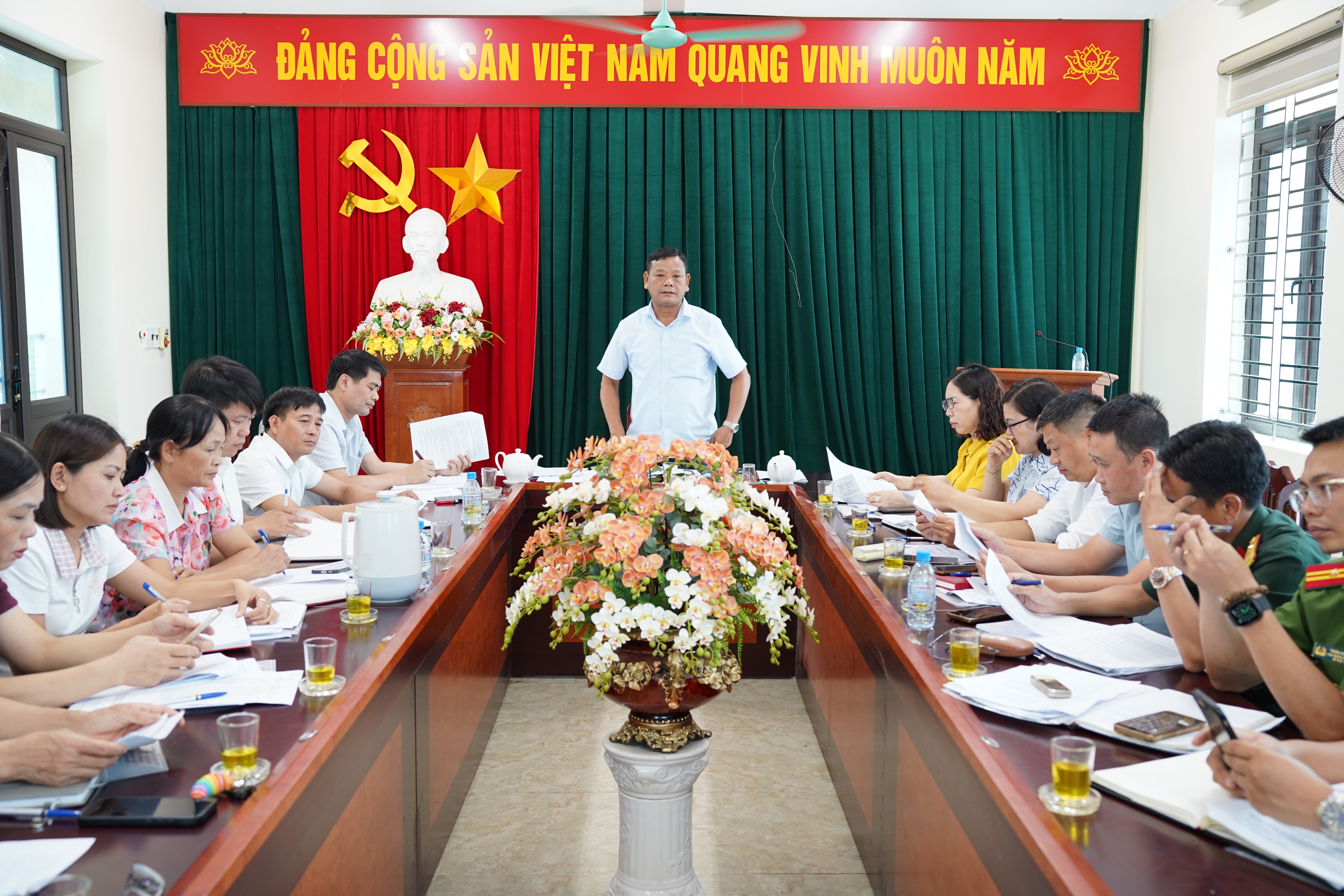 Thường trực HĐND xã tổ chức hội nghị liên tịch thống nhất nội dung, chương trình kỳ họp thứ ba (Kỳ họp thường lệ giữa năm 2026)