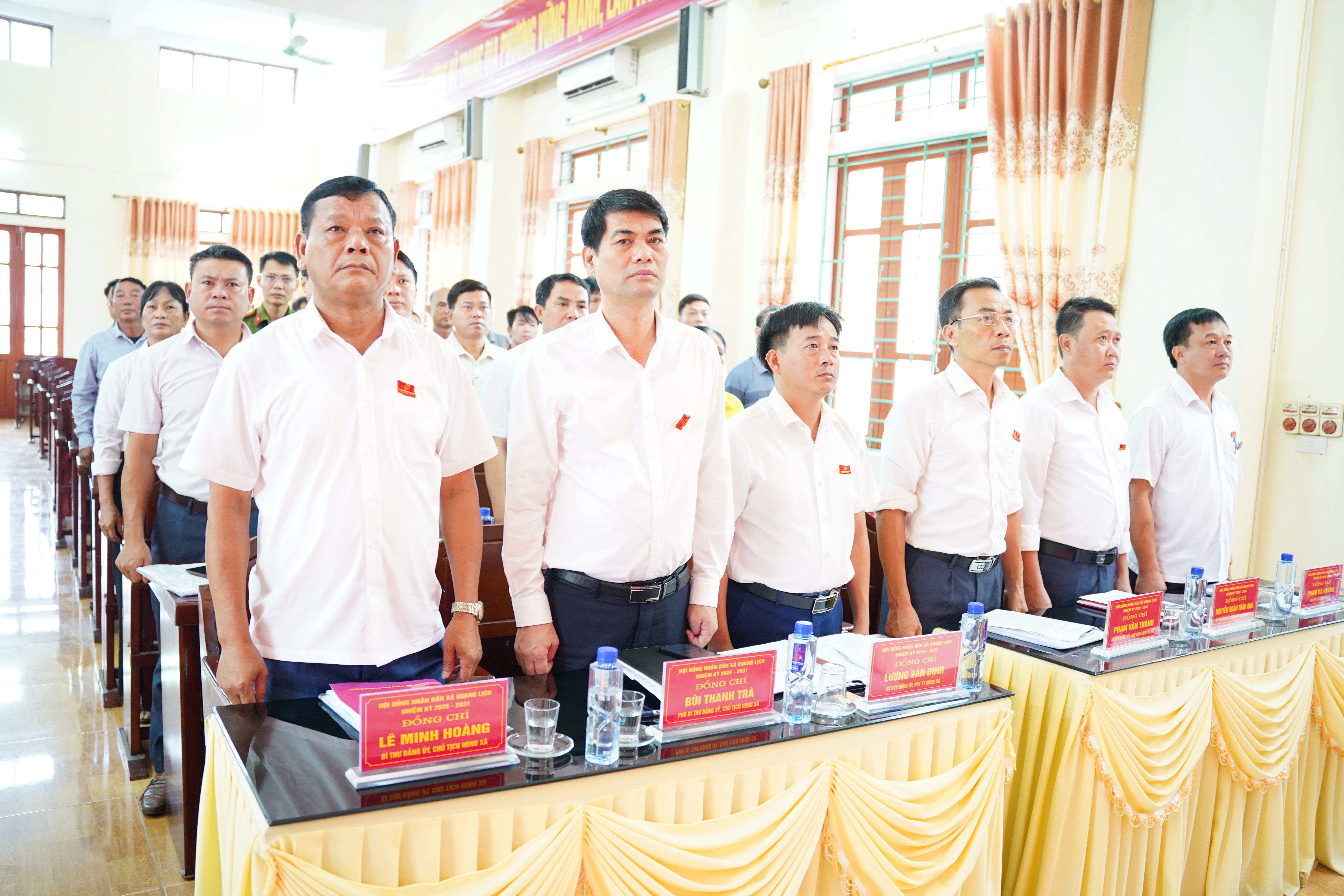 HĐND xã Quang Lịch tổ chức Kỳ họp thường lệ giữa năm 2026, khóa XXI, nhiệm kỳ 2026 - 2031