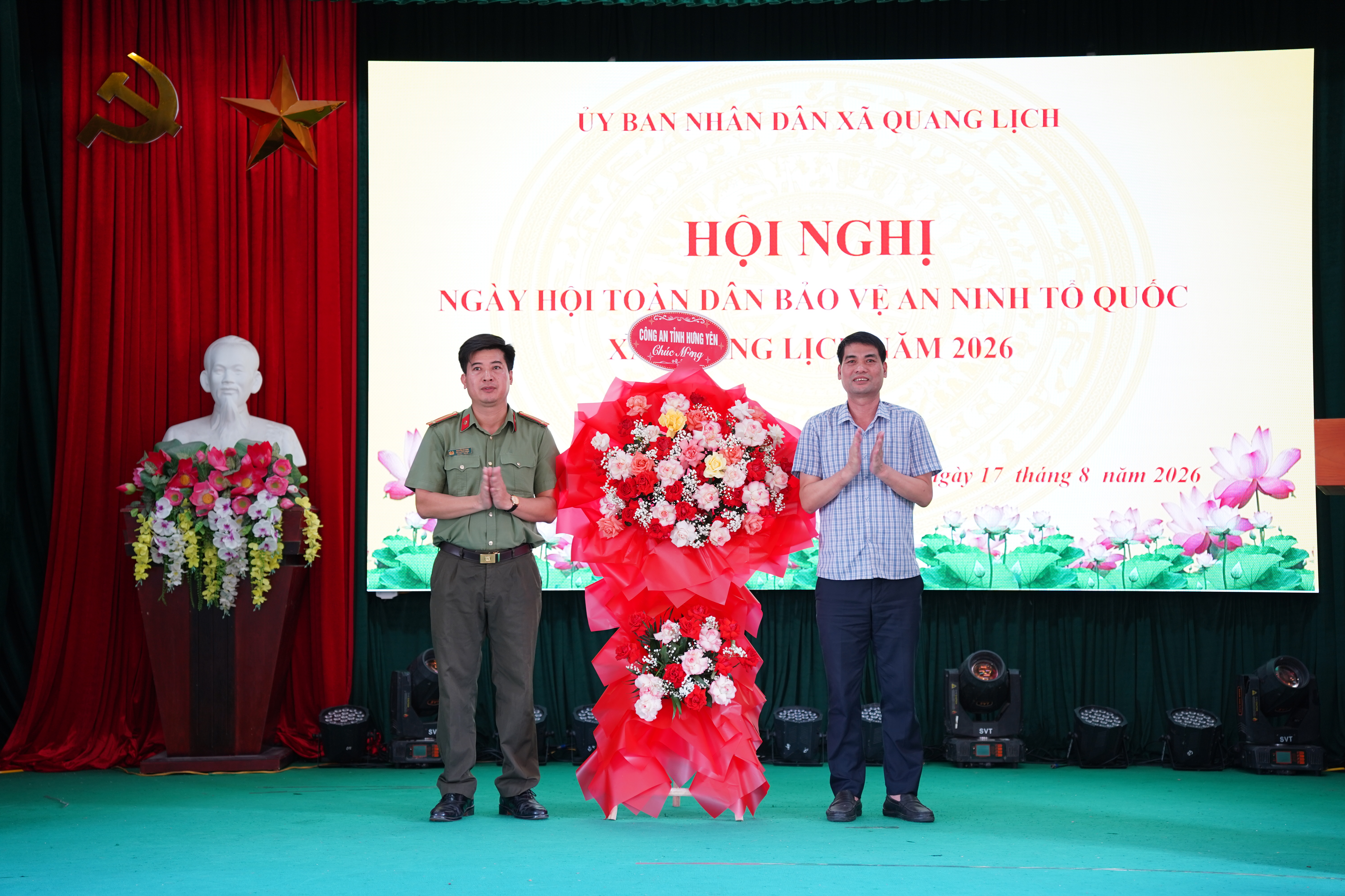 Xã Quang Lịch tổ chức Ngày hội toàn dân bảo vệ an ninh Tổ quốc năm 2026