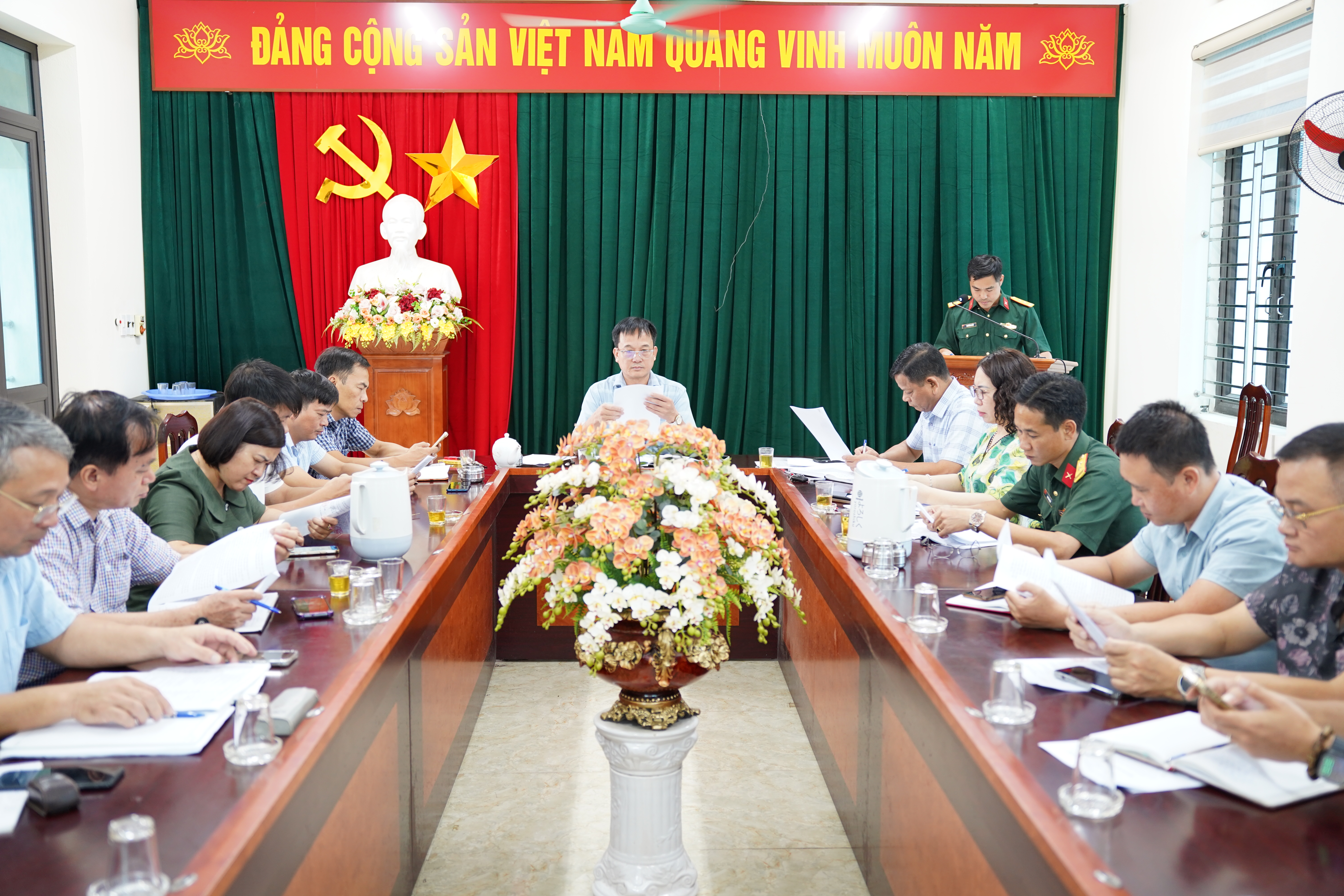 Quang Lịch tổ chức hội nghị sơ kết Ban Chỉ đạo lấy mẫu phẩm xét nghiệm ADN đối với hài cốt Liệt sĩ chưa xác định được danh tính